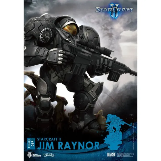 Figurine Beast Kingdom Starcraft 2 - D-Stage Jim Raynor 6