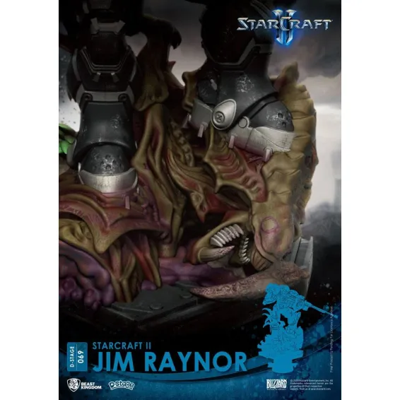 Figurine Beast Kingdom Starcraft 2 - D-Stage Jim Raynor 8